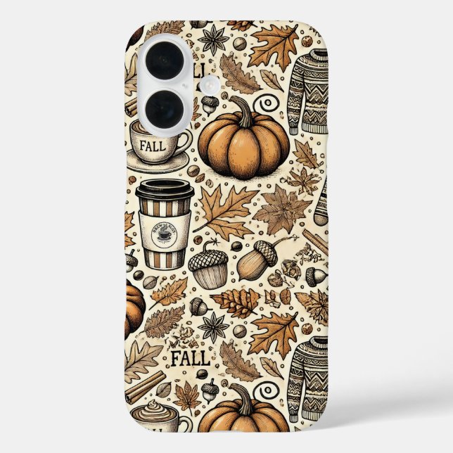 Herbsternte iPhone 16 Hülle (Rückseite)