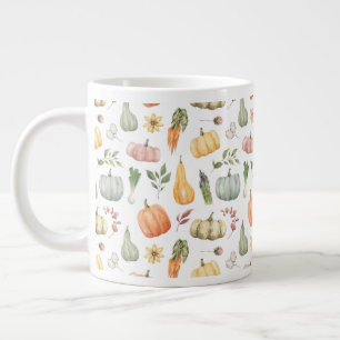 Herbsternte Muster Jumbo-Tasse