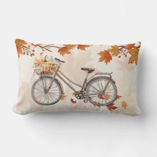 Herbstfahrradfahrer Lendenkissen