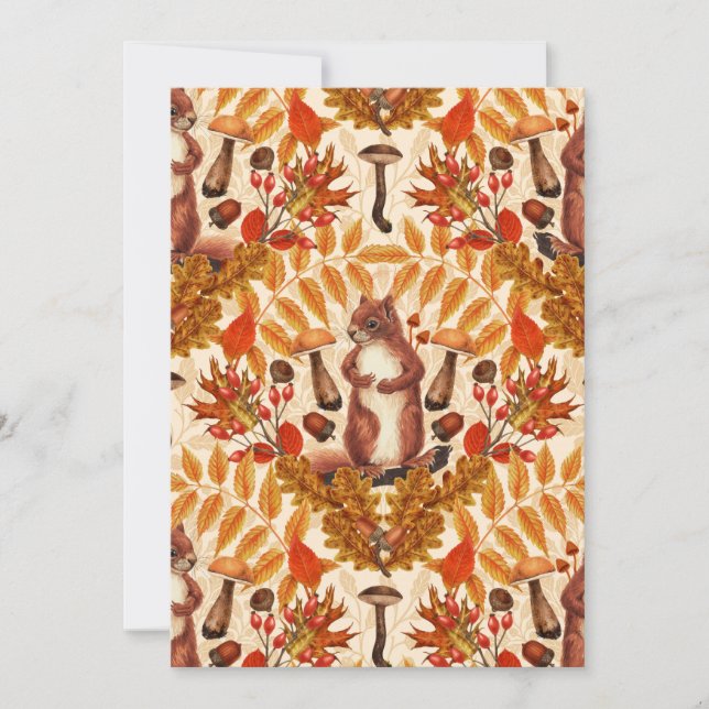 Herbstfalke auf Weiß (Vorderseite)