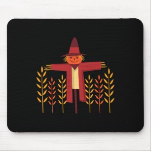 Herbstfall bei Kürbiskopferin Mousepad