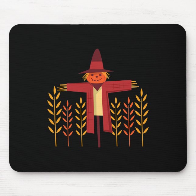 Herbstfall bei Kürbiskopferin Mousepad (Vorne)