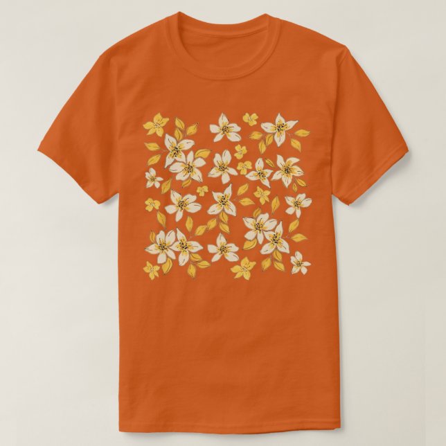 Herbstfall-Blume T-Shirt (Design vorne)