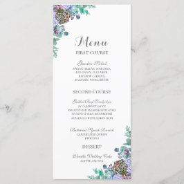 Herbstfall Floral Pumpkin Hochzeit Menükarte