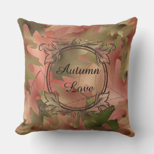 Herbstfall/reversible Liebe Kissen