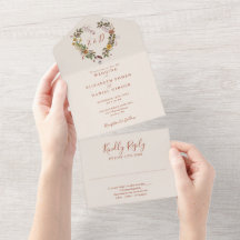 Herbstfall Rustikale Blumenhochzeit