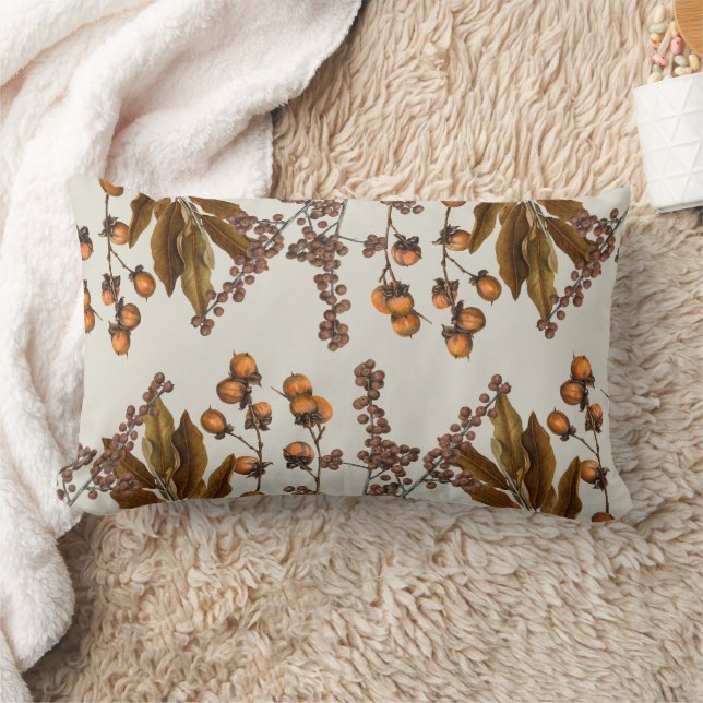 Herbstfall Wasserfarbenfolien-Blätter Lendenkissen (Decke)