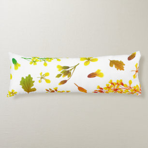 Herbstfallen florales Muster Kissen