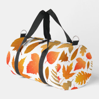 Herbstfallen - Gemütliches Leaf-Muster Duffle Bag