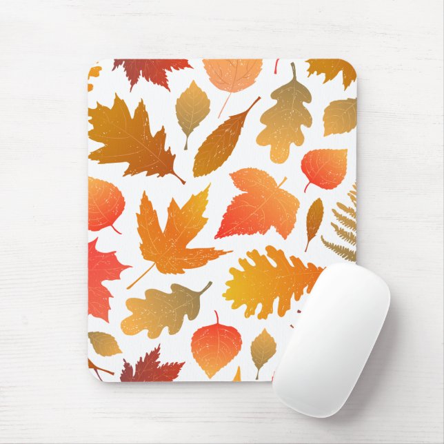 Herbstfallen - Gemütliches Leaf-Muster Mousepad (Mit Mouse)