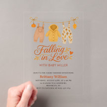 Herbstfallen in der Liebe Kinderkleidung Babydusch