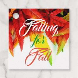 Herbstfallen japanische Ahorn Blätter elegant rot Geschenkanhänger