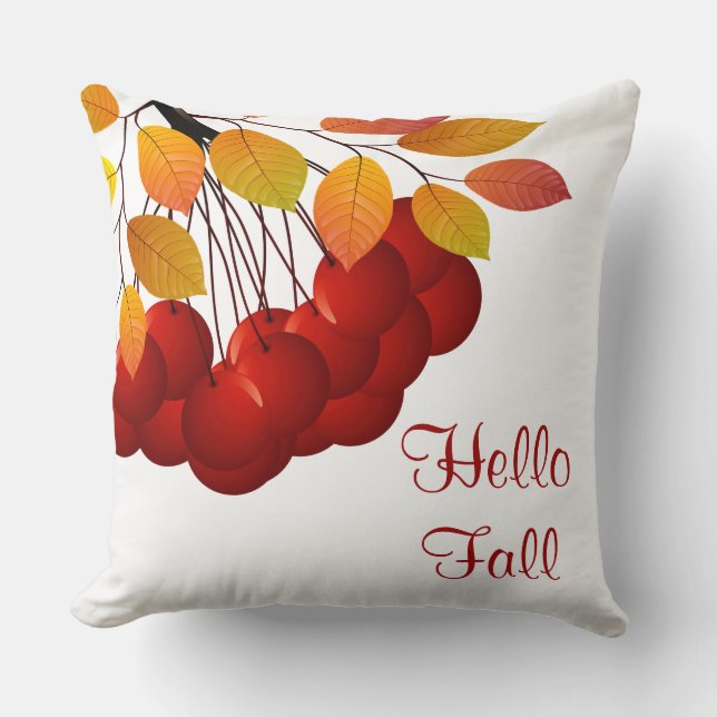Herbstfallen Kissen (Vorderseite)