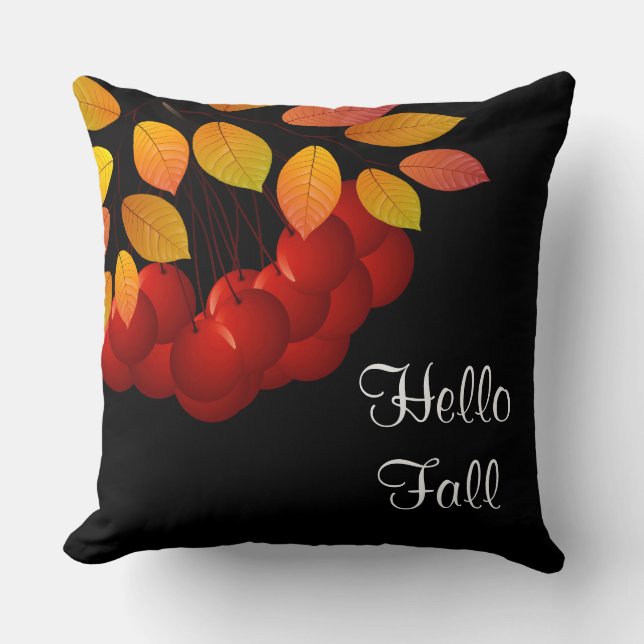 Herbstfallen Kissen (Vorderseite)