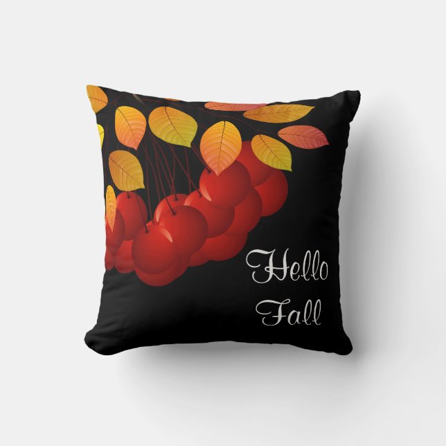 Herbstfallen Kissen (Vorderseite)