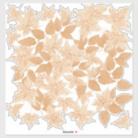 Herbstfallen lässt Vinyl-Aufkleber nach Maß schnei