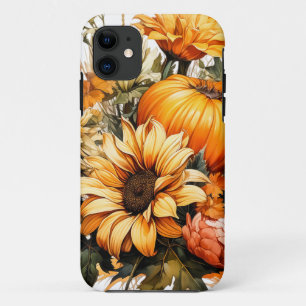 Herbstfallende Blätter Pumpkin Case-Mate iPhone Hülle