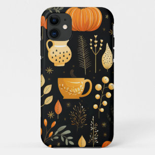 Herbstfallende Blätter Pumpkin Case-Mate iPhone Hülle