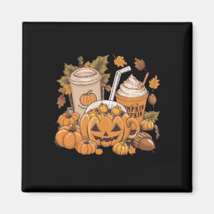 Herbstfamilie Halloween Erntedank Niedlich Herbst Magnet