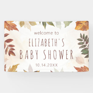 Herbstfarbe Herbst Begrüßungszeichen Banner