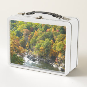 Herbstfarbe im Ohiopyle Staat Park Metall Brotdose