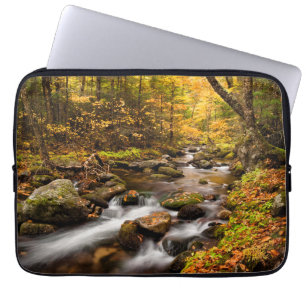 Herbstfarbe Jefferson Brook   White Mountains Laptopschutzhülle