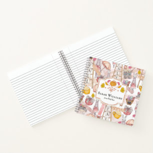 Herbstfarbe Personalisiert Notizbuch