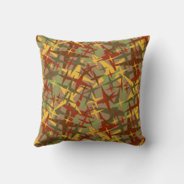 Herbstfarbe Spaß mit Sternen Kissen