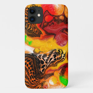 Herbstfarben Abstrakt Pour Painting OtterBox iPho Case-Mate iPhone Hülle