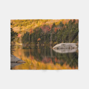 Herbstfarben auf dem Biberteich Fleecedecke