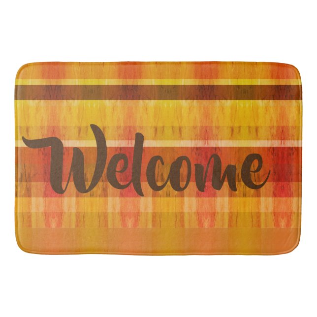 Herbstfarben Badematte (Vorderseite)