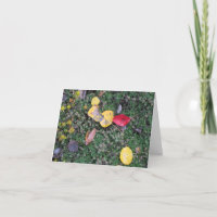 Herbstfarben-Beileids-Karte