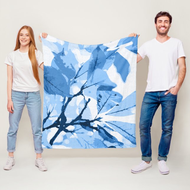 Herbstfarben, Blätter 4 Fleecedecke (Beispiel)