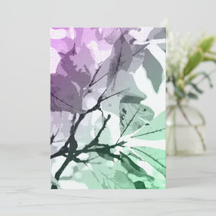 Herbstfarben, Blätter 5 Dankeskarte