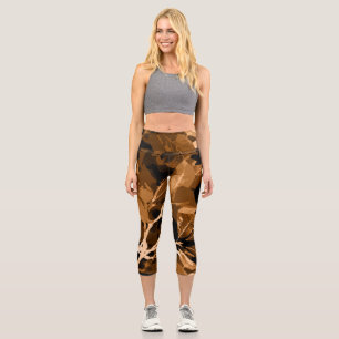 Herbstfarben, Blätter 6 Capri Leggings