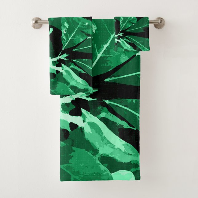 Herbstfarben, Blätter 7 Badhandtuch Set (Insitu)