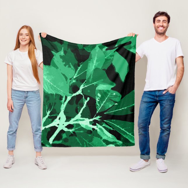 Herbstfarben, Blätter 7 Fleecedecke (Beispiel)