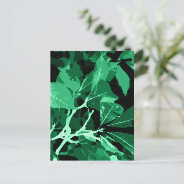 Herbstfarben, Blätter 7 Postkarte (Stehend Vorderseite)