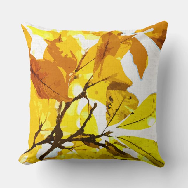 Herbstfarben, Blätter Kissen (Vorderseite)