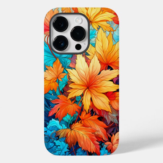 Herbstfarben Case-Mate iPhone 14 Pro Hülle (Rückseite)