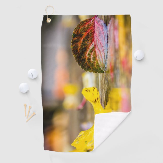 Herbstfarben Golfhandtuch (Insitu)