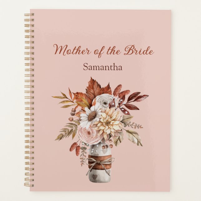 Herbstfarben im blühenden Herbst Mutter der Brauth Planer (Vorderseite)