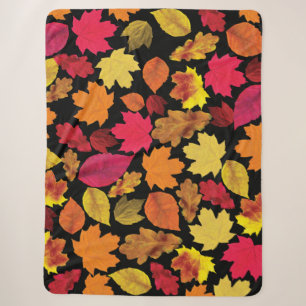 Herbstfarben im Herbst Blätter weich Sherpadecke