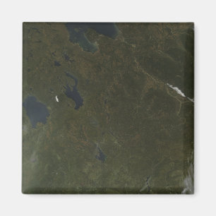 Herbstfarben im Nordwesten Russlands Magnet