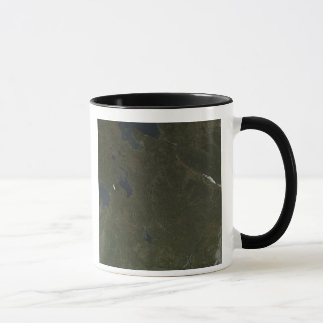 Herbstfarben im Nordwesten Russlands Tasse (Rechts)