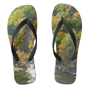 Herbstfarben im Ohiopyle State Park Flip Flops