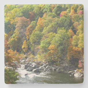 Herbstfarben im Ohiopyle State Park Steinuntersetzer