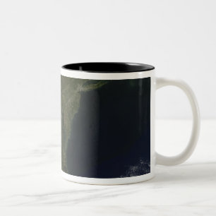 Herbstfarben in den nordöstlichen Vereinigten Zweifarbige Tasse