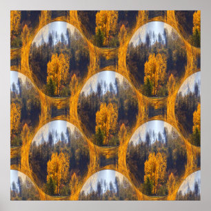 Herbstfarben in Hayfork... Poster