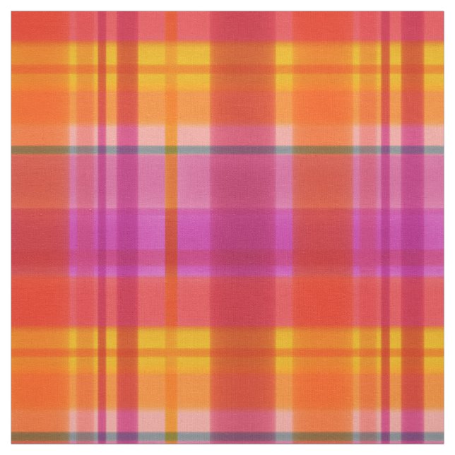 Herbstfarben Kariert Stoff (Muster)
